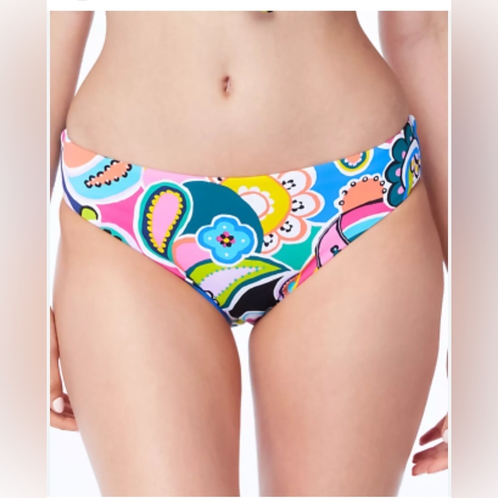 Bleu Rod Beattie Women's Paisley Bikini Bottom Sz 14